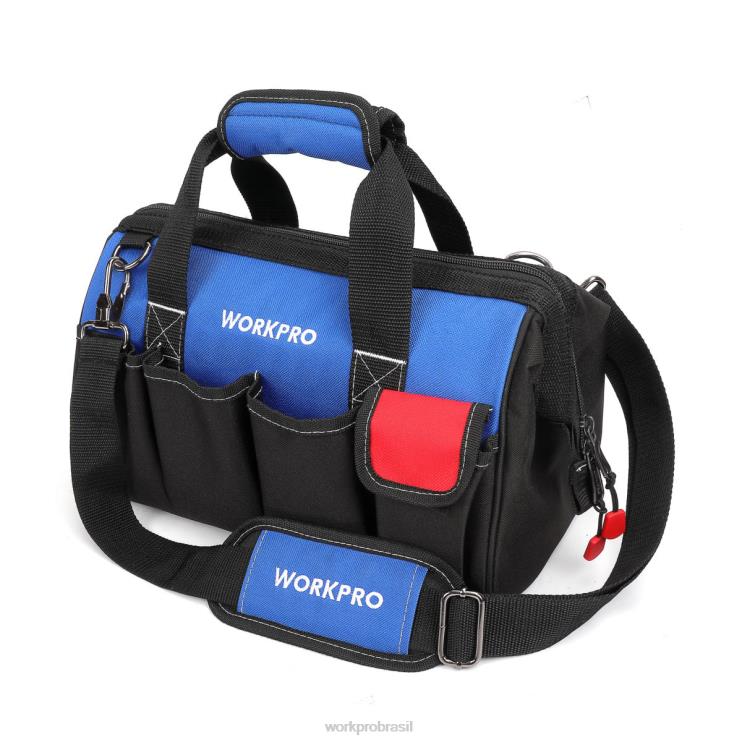 WORKPROBolsa de ferramentas de 14 polegadas, organizador de ferramentas com vários bolsos e alça de ombro ajustável XZXLF31 armazenar