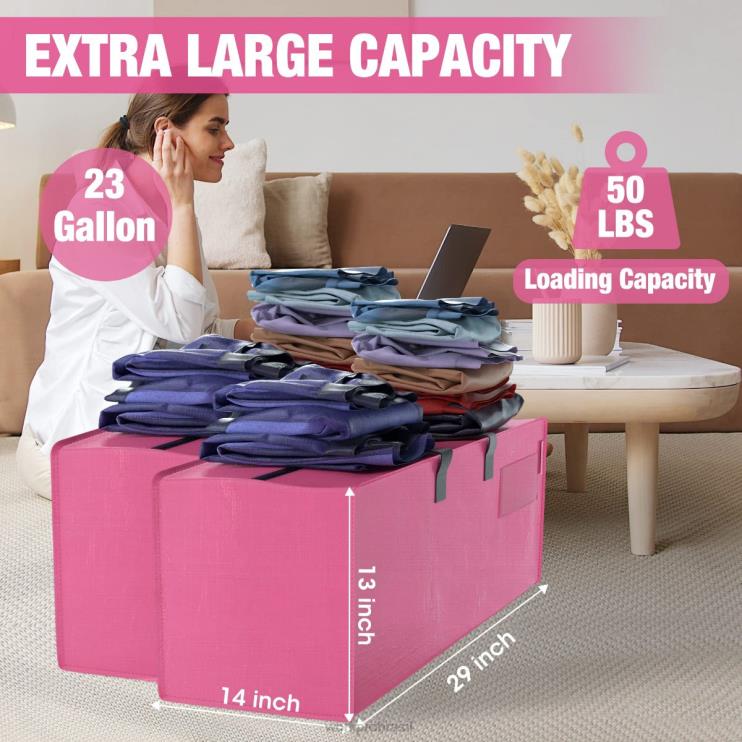 WORKPROPacote com 6 sacolas móveis extra grandes e resistentes para armazenamento com zíperes e alças de transporte, alças de mochila XZXLF142 armazenar
