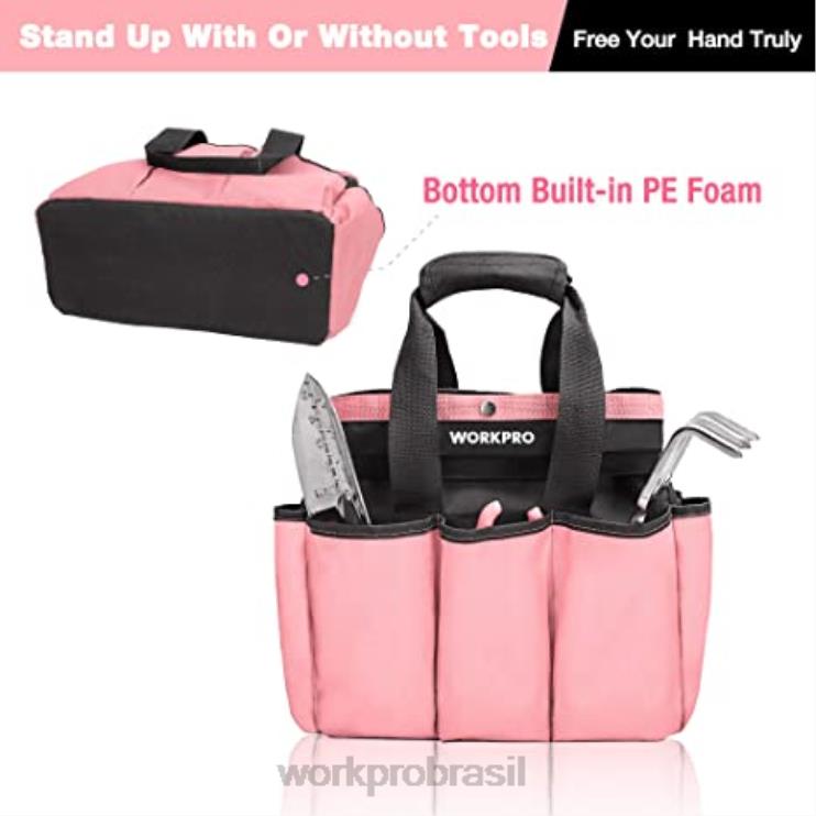 WORKPRObolsa de ferramentas de jardim, bolsa de armazenamento de jardim com 8 bolsos, organizador de casa para jardinagem interna e externa XZXLF256 armazenar