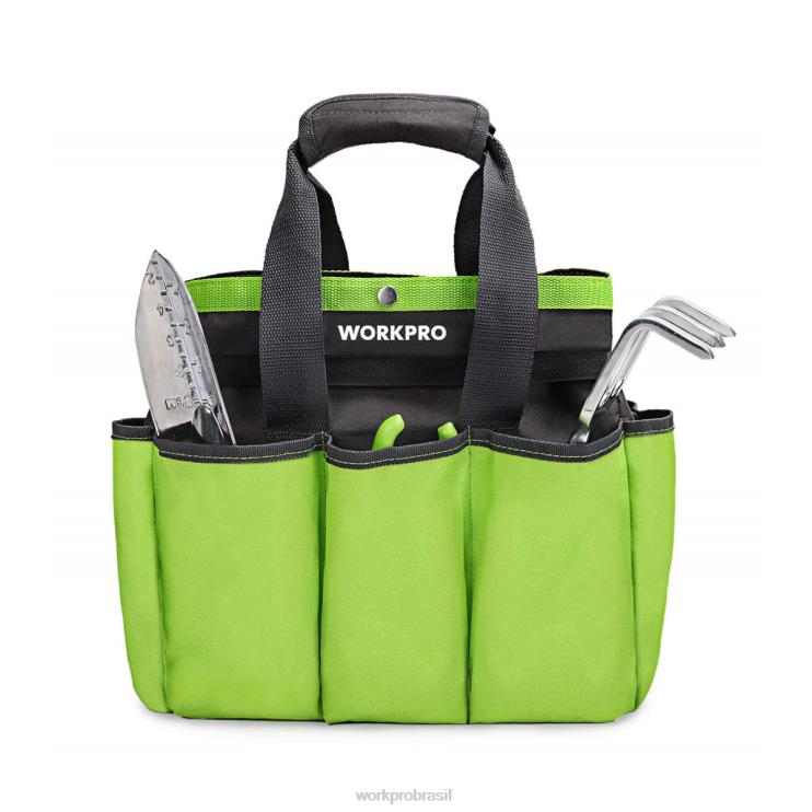 WORKPRObolsa de ferramentas de jardim, bolsa de armazenamento de jardim com 8 bolsos, organizador de casa para jardinagem interna e externa XZXLF256 armazenar