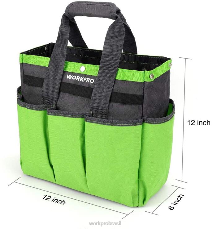 WORKPRObolsa de ferramentas de jardim, bolsa de armazenamento de jardim com 8 bolsos, organizador de casa para jardinagem interna e externa XZXLF256 armazenar