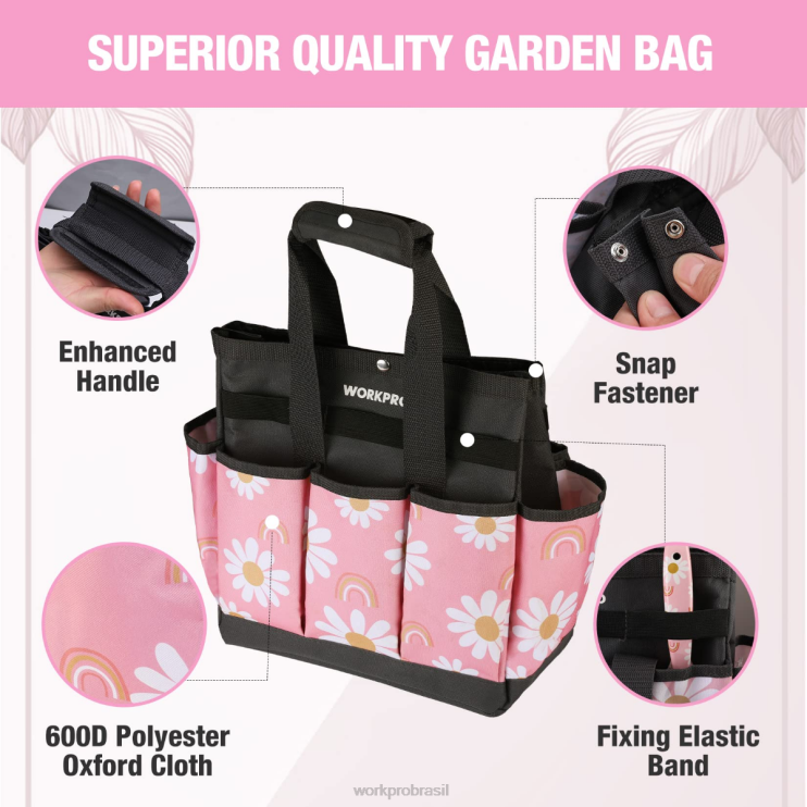 WORKPRObolsa para ferramentas de jardim com 9 bolsos XZXLF286 armazenar