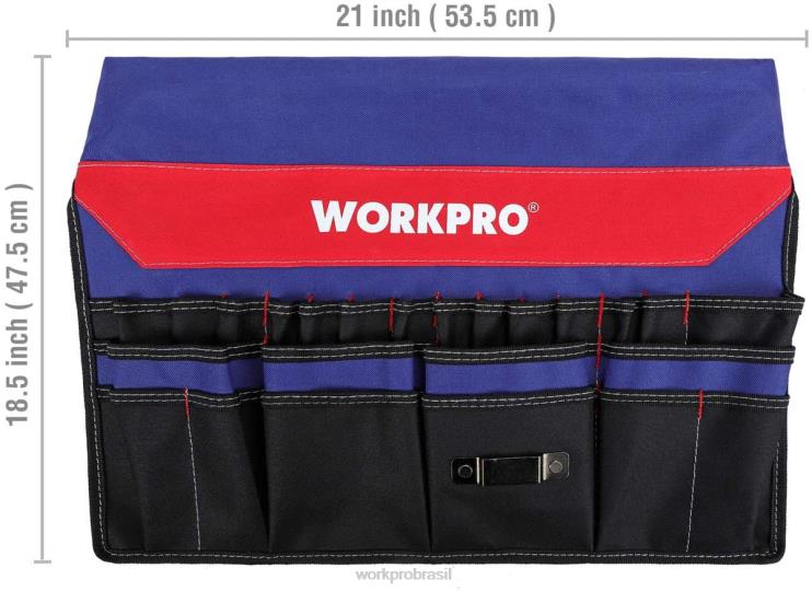 WORKPROorganizador de ferramentas de balde com 51 bolsos (ferramentas excluídas) XZXLF20 armazenar