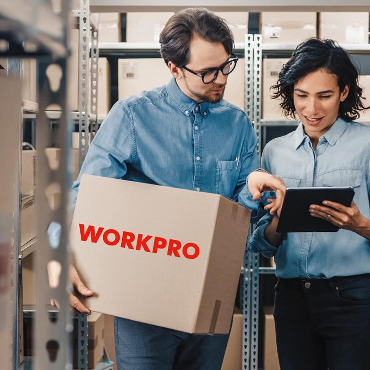 WORKPROUnidade de estantes de armazenamento de 5 camadas, prateleira de liga de alumínio resistente de rack de armazenamento ajustável XZXLF9 armazenar