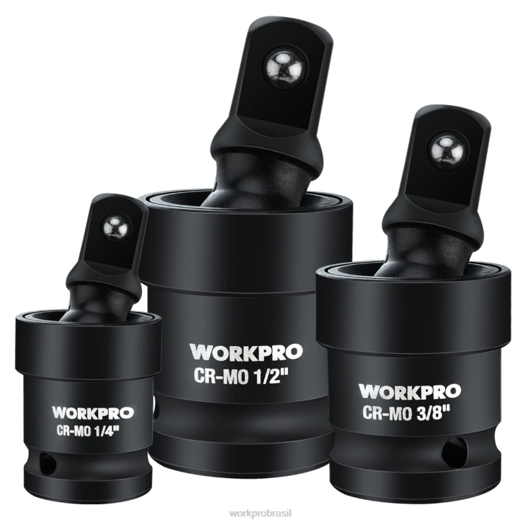 WORKPROConjunto de junta universal de impacto de 3 peças XZXLF148 ferramenta