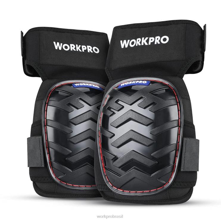 WORKPROjoelheiras de gel com tiras antiderrapantes, joelheiras profissionais para trabalho XZXLF129 ferramenta