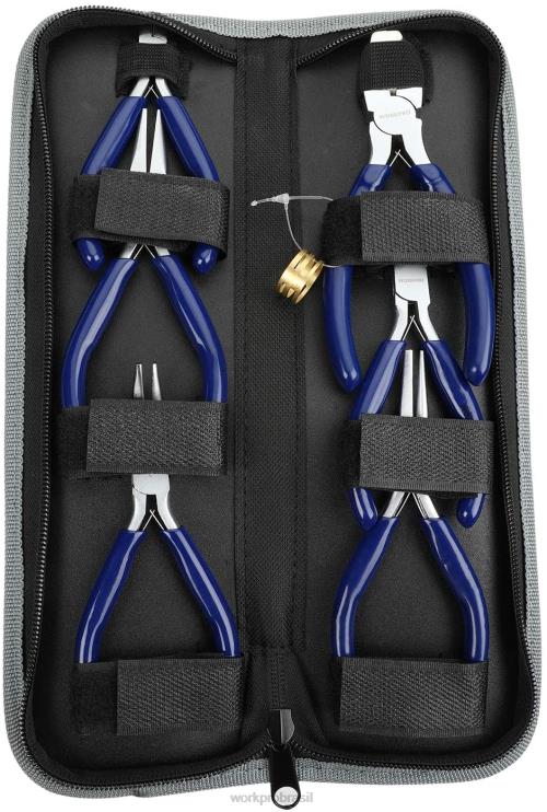 WORKPROConjunto de 7 alicates de joalheiro com bolsa de fácil transporte XZXLF78 ferramenta