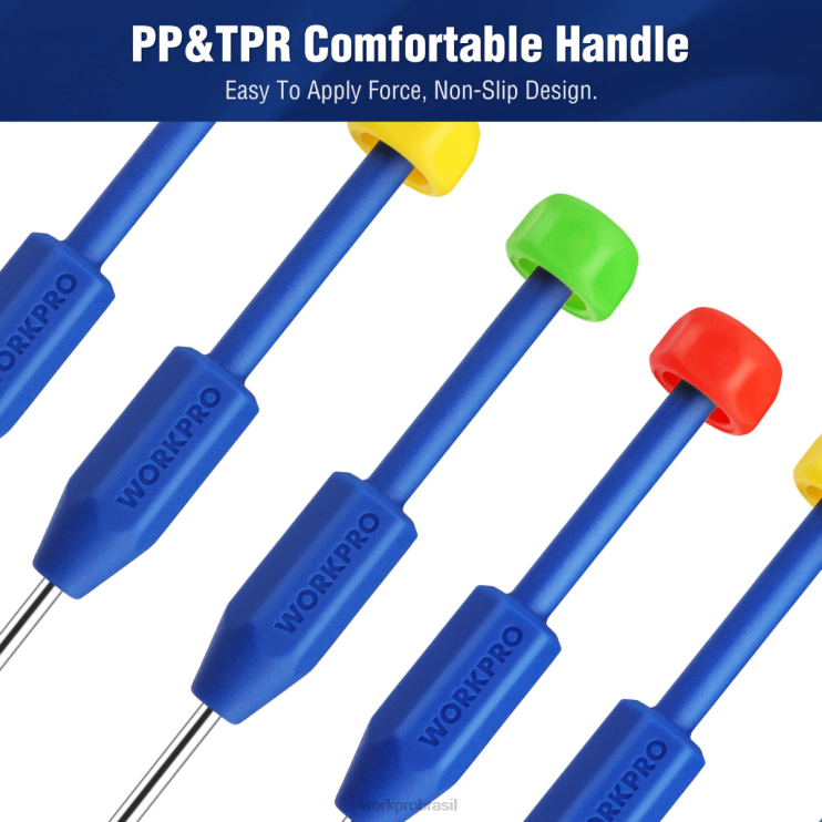 WORKPROConjunto de chave de fenda de precisão de 10 peças com estojo, phillips, fenda, estrela torx, kit de ferramentas de reparo de chave de fenda magnética, punho antiderrapante XZXLF103 ferramenta
