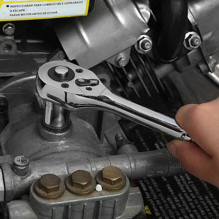 WORKPROConjunto de chave de soquete de 39 unidades, conjunto de soquetes pequenos de 1/4 e 3/8 polegadas XZXLF140 ferramenta