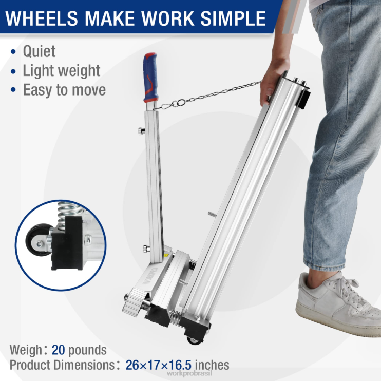 WORKPROcortador de piso laminado de vinil XZXLF159 ferramenta