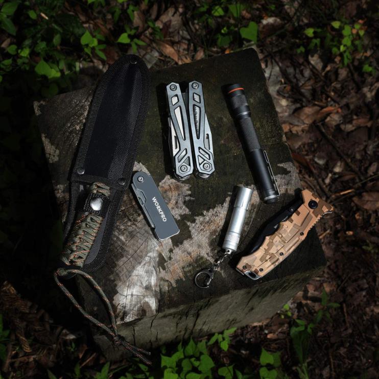 WORKPRO3 peças conjunto de faca de bolso dobrável de troca rápida com clipe para cinto XZXLF45 ferramenta