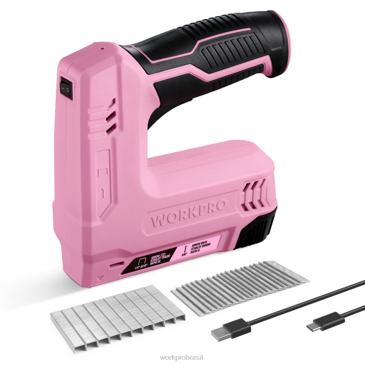 WORKPRO3.6v 2.0ah alimentado por bateria elétrica sem fio 2 em 1 grampo e pistola de pregos XZXLF265 ferramenta