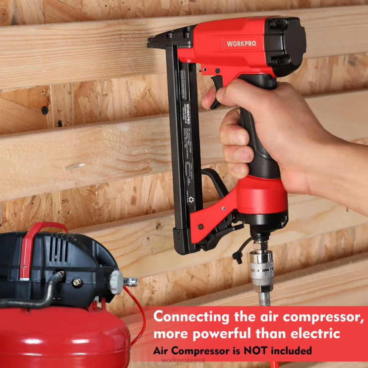 WORKPROpistola de grampo pneumática, grampeador para estofados 8016/7116 XZXLF182 ferramenta