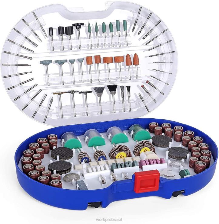 WORKPROKit de acessórios para ferramentas rotativas, 276 peças, corte, escultura e polimento, montagem universal XZXLF191 ferramenta
