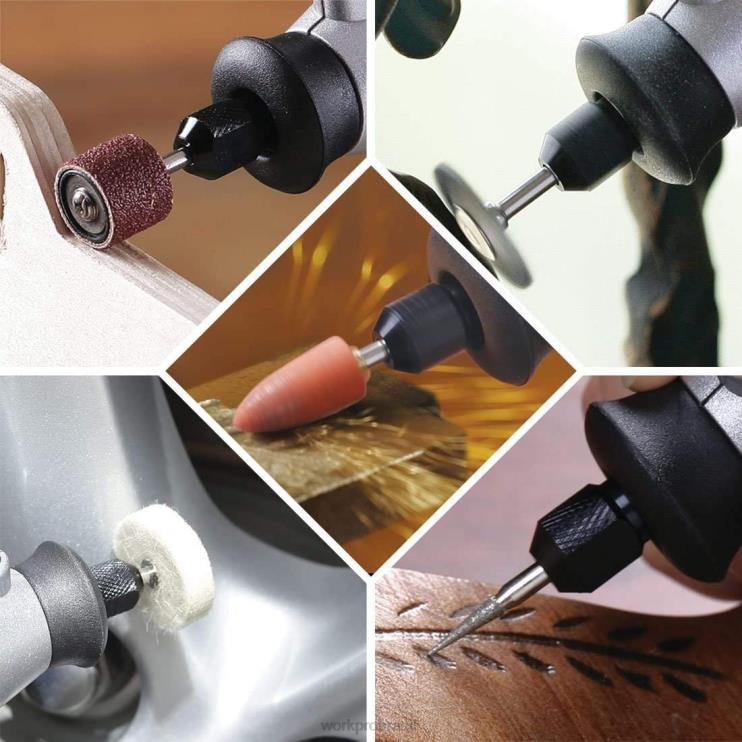 WORKPROKit de acessórios para ferramentas rotativas, 276 peças, corte, escultura e polimento, montagem universal XZXLF191 ferramenta