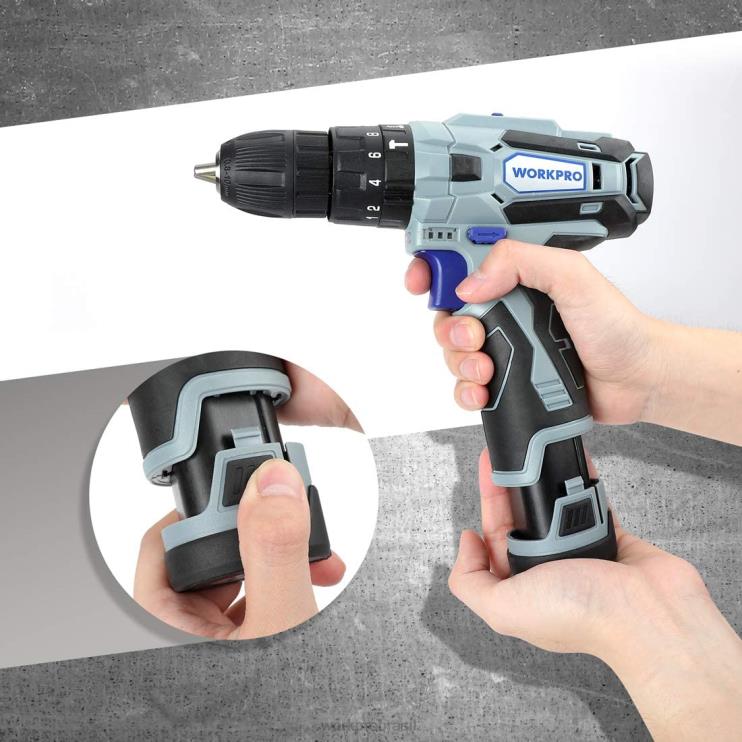 WORKPROBateria de íon de lítio 12v 2.0ah XZXLF224 ferramenta
