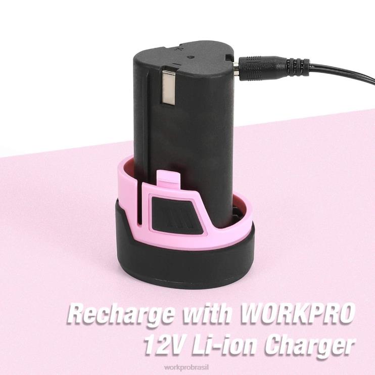 WORKPROBateria de substituição de íons de lítio de 12 V para furadeira sem fio de 12 V XZXLF223 ferramenta