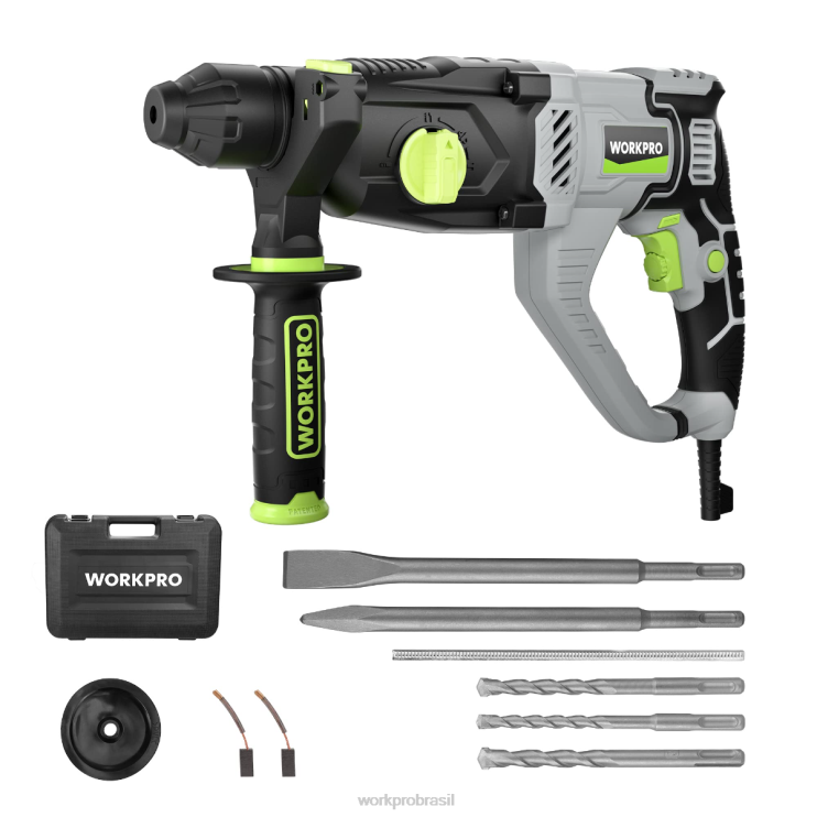 WORKPROFuradeira de martelo rotativo sds-plus premium de 7,5 amperes de 1-1/4 polegada, versão leve com fio XZXLF178 ferramenta