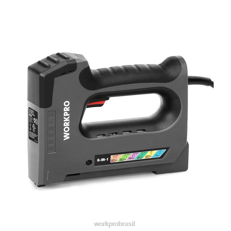WORKPRO110v 6 em 1 grampeador elétrico para projeto diy de marcenaria XZXLF167 ferramenta