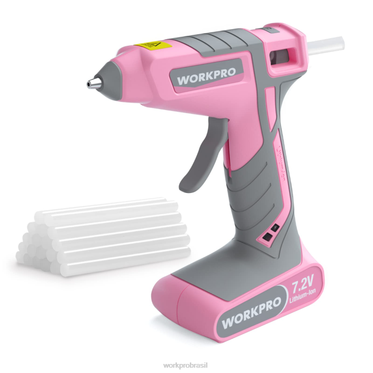 WORKPROKit de pistola de cola quente sem fio 7,2 V XZXLF164 ferramenta
