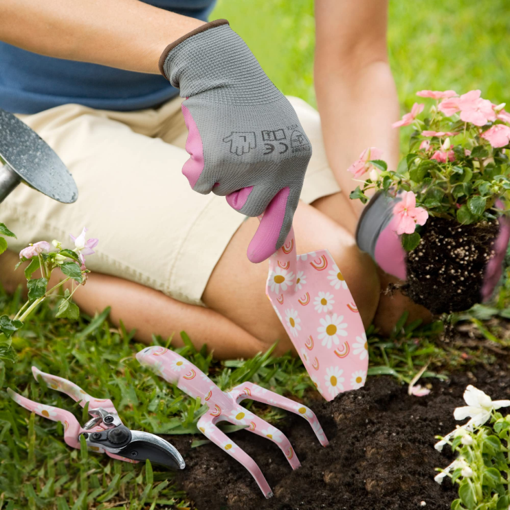 WORKPROConjunto de ferramentas de jardim de alumínio 4 unidades XZXLF285 ferramenta