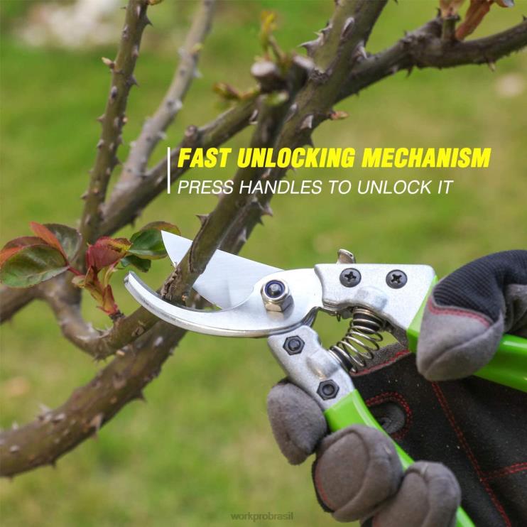 WORKPROConjunto de ferramentas de jardim resistentes de aço inoxidável de 7 peças XZXLF274 ferramenta