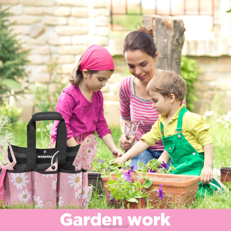 WORKPROConjunto de ferramentas de jardinagem resistentes de alumínio 5pcs XZXLF284 ferramenta