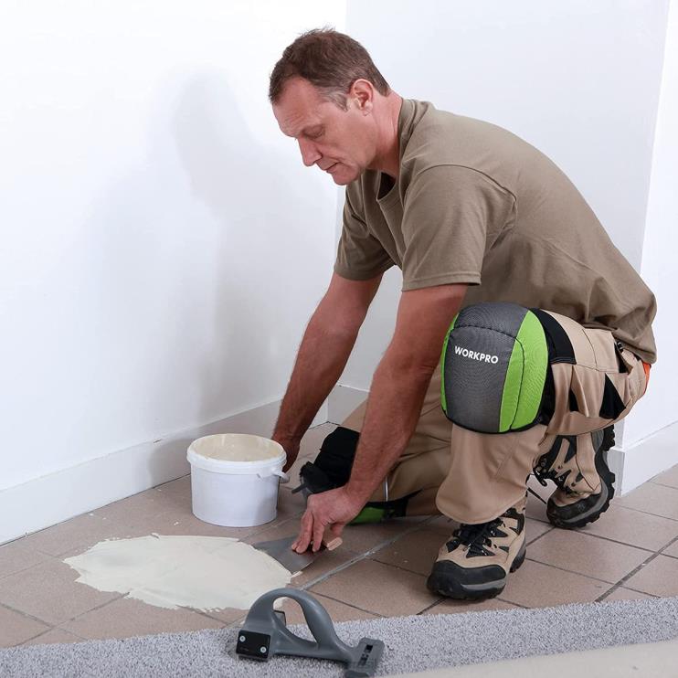 WORKPROjoelheiras para piso de jardim com enchimento de espuma XZXLF272 ferramenta