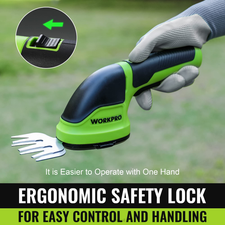 WORKPRO2 em 1 portátil 3.6v elétrico sem fio aparador de arbustos tesoura/cortador de grama XZXLF268 ferramenta