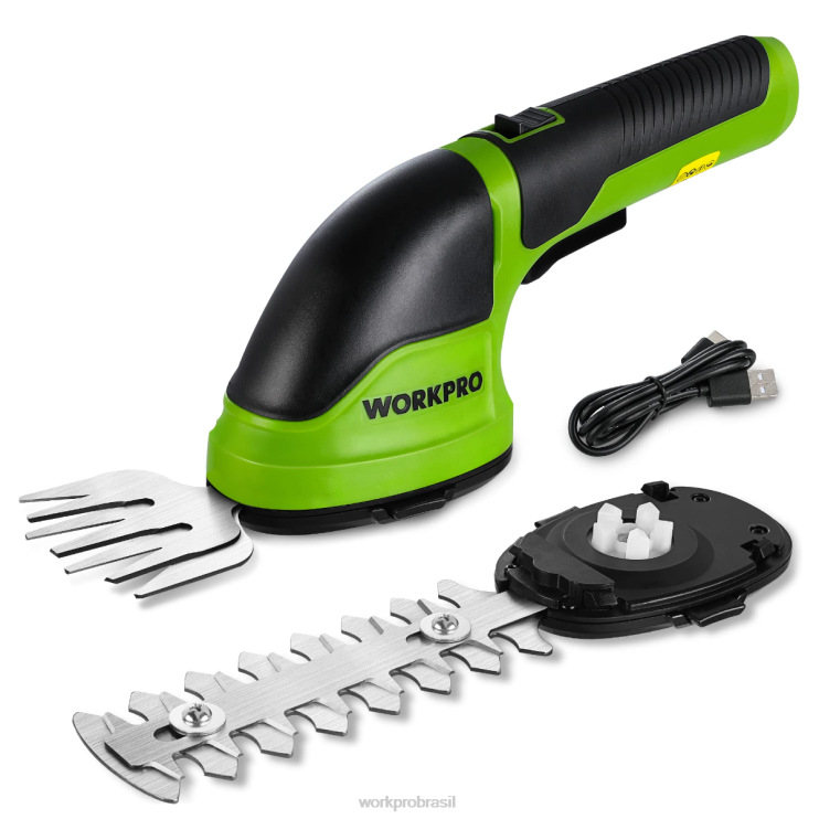 WORKPRO2 em 1 portátil 3.6v elétrico sem fio aparador de arbustos tesoura/cortador de grama XZXLF268 ferramenta