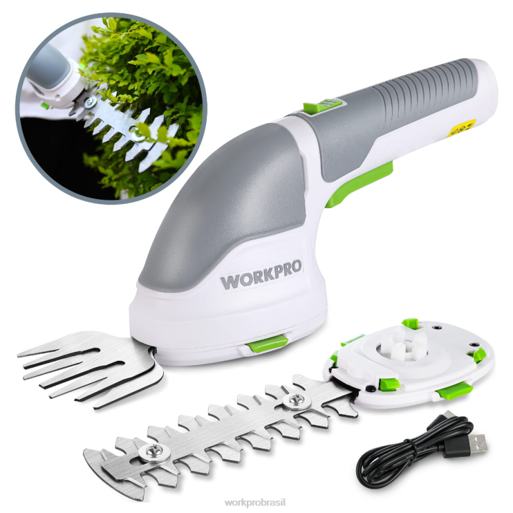 WORKPRO2 em 1 portátil 3.6v elétrico sem fio aparador de arbustos tesoura/cortador de grama XZXLF268 ferramenta