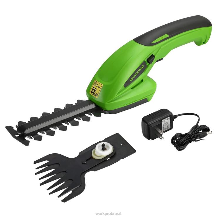 WORKPROAparador de sebes portátil 2 em 1, 7.2v, elétrico, tesoura para sebes/cortador de grama XZXLF294 ferramenta