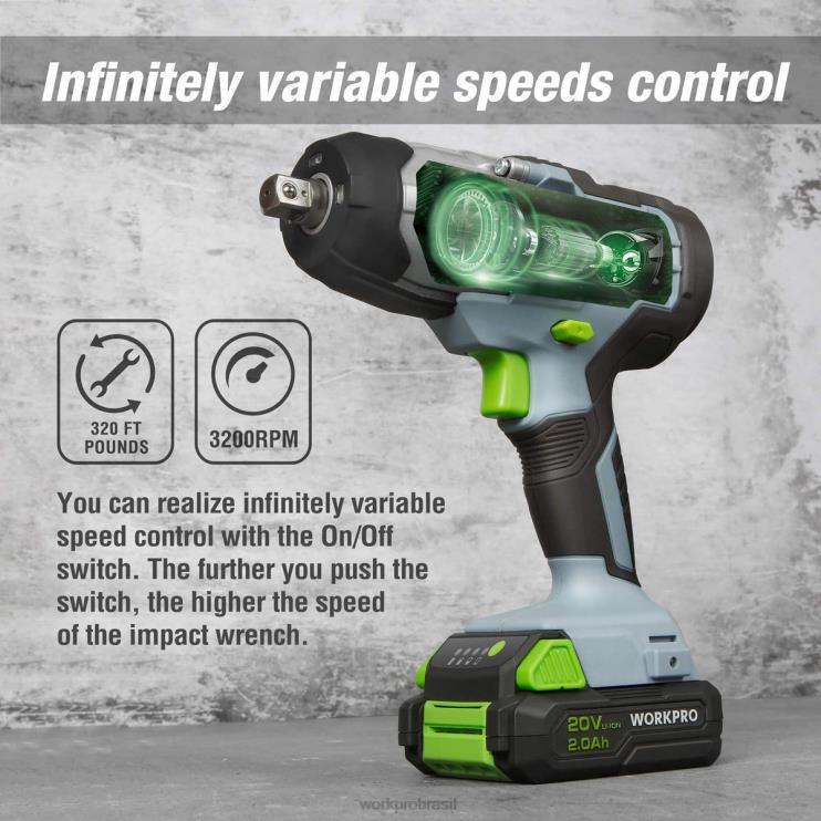 WORKPROChave de impacto sem fio de 20v e conjunto de alicates de 5 peças e conjunto de chave de fenda magnética de 16 peças e conjunto de chave ajustável de 3 peças XZXLF319 ferramenta