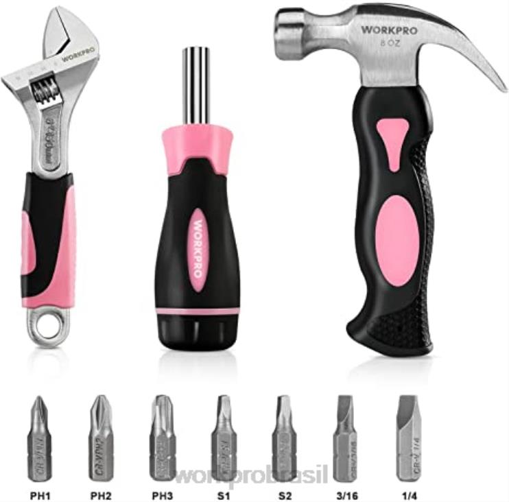 WORKPROConjunto de furadeira sem fio de 20 V, mini alicates de 6 peças, kit de ferramentas de 10 peças e pistola de cola sem fio XZXLF316 ferramenta