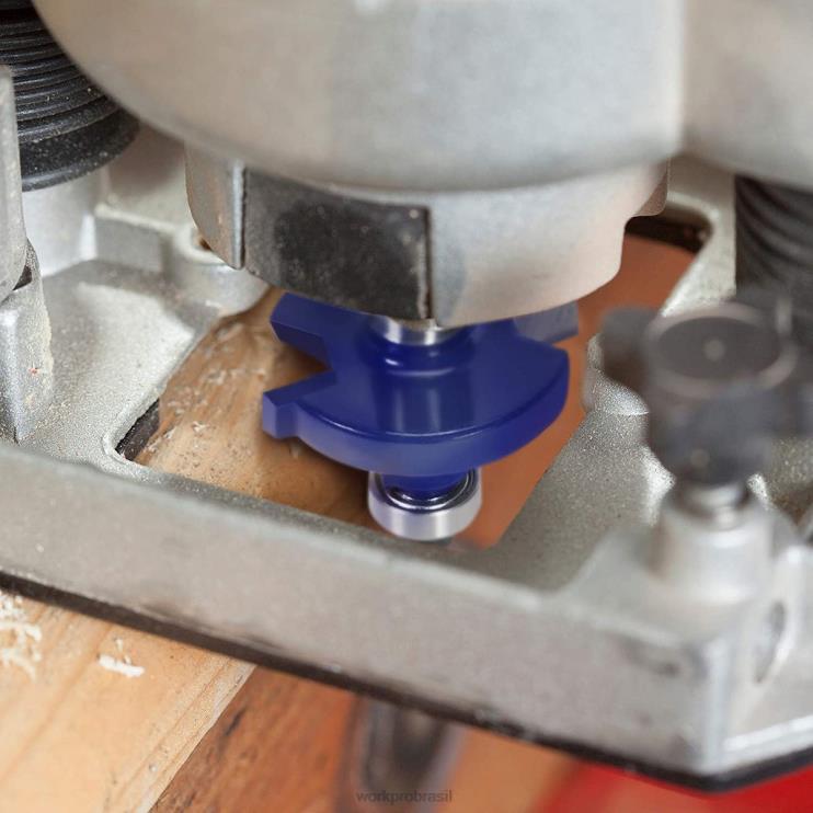 WORKPROConjunto de bits de roteador de 15 unidades, bits de roteador de carboneto de tungstênio com haste de 1/4 polegadas XZXLF130 ferramenta